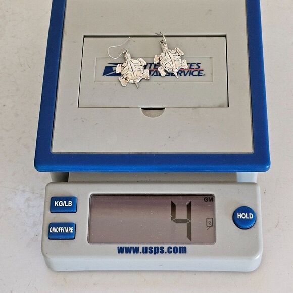 Sterling Silver 925 Sea Turtle Earrings Dangle Hook Pierced Nautical Beach - Picture 6 of 8